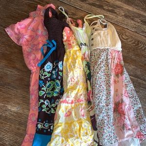 Lot of 5 sundresses, Girl's size 6.
